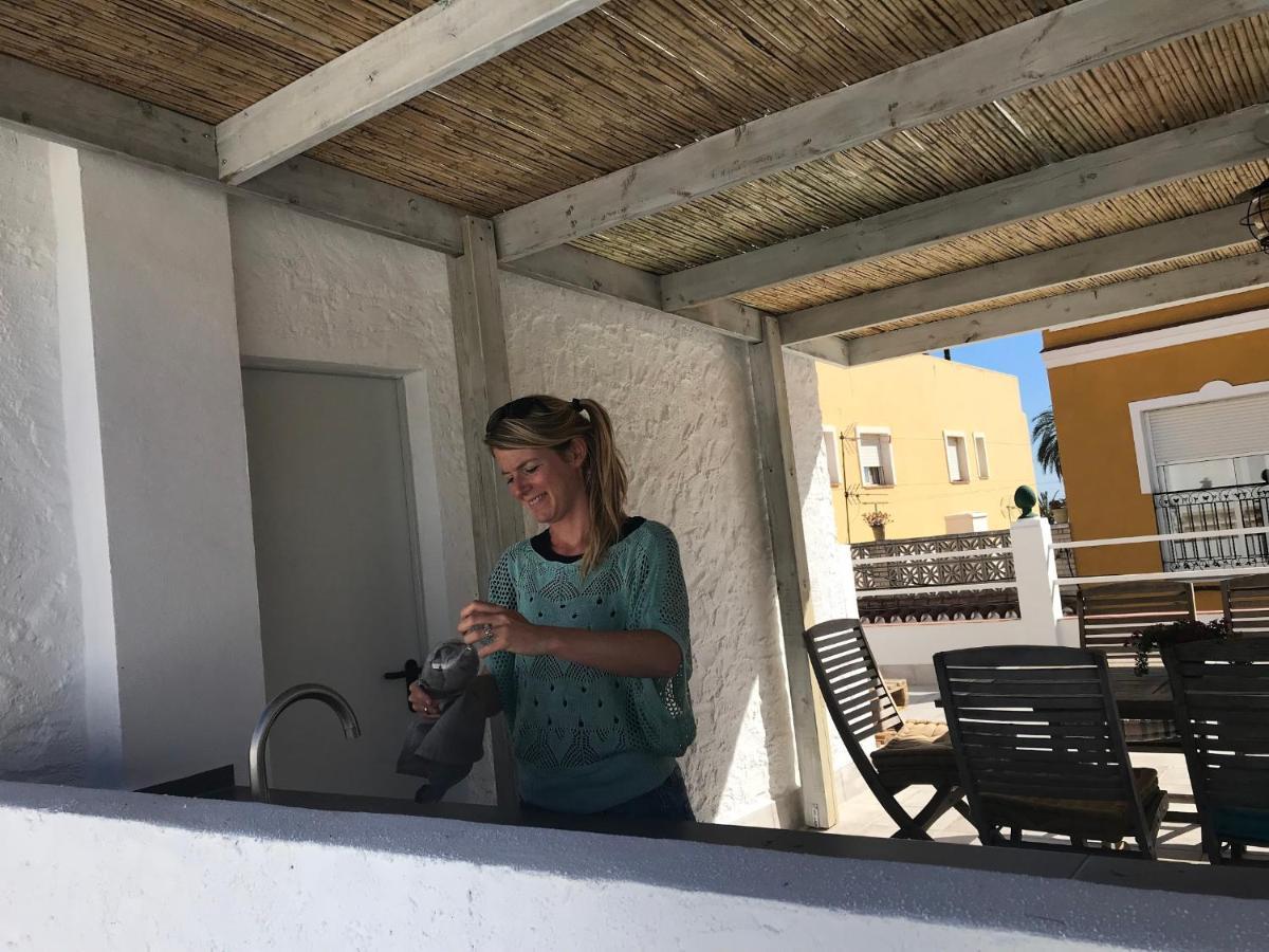 Malaga Beach House, 2 City Bikes, 2 Children'S Bikes, Wifi, Big Terrace, Bbq, Family, Childfriendly Eksteriør billede