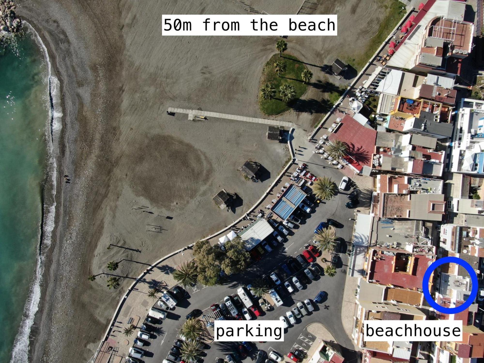 Malaga Beach House, 2 City Bikes, 2 Children'S Bikes, Wifi, Big Terrace, Bbq, Family, Childfriendly Eksteriør billede