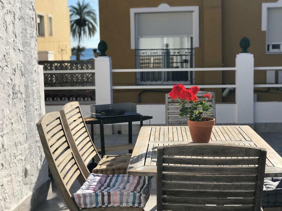 Malaga Beach House, 2 City Bikes, 2 Children'S Bikes, Wifi, Big Terrace, Bbq, Family, Childfriendly Eksteriør billede