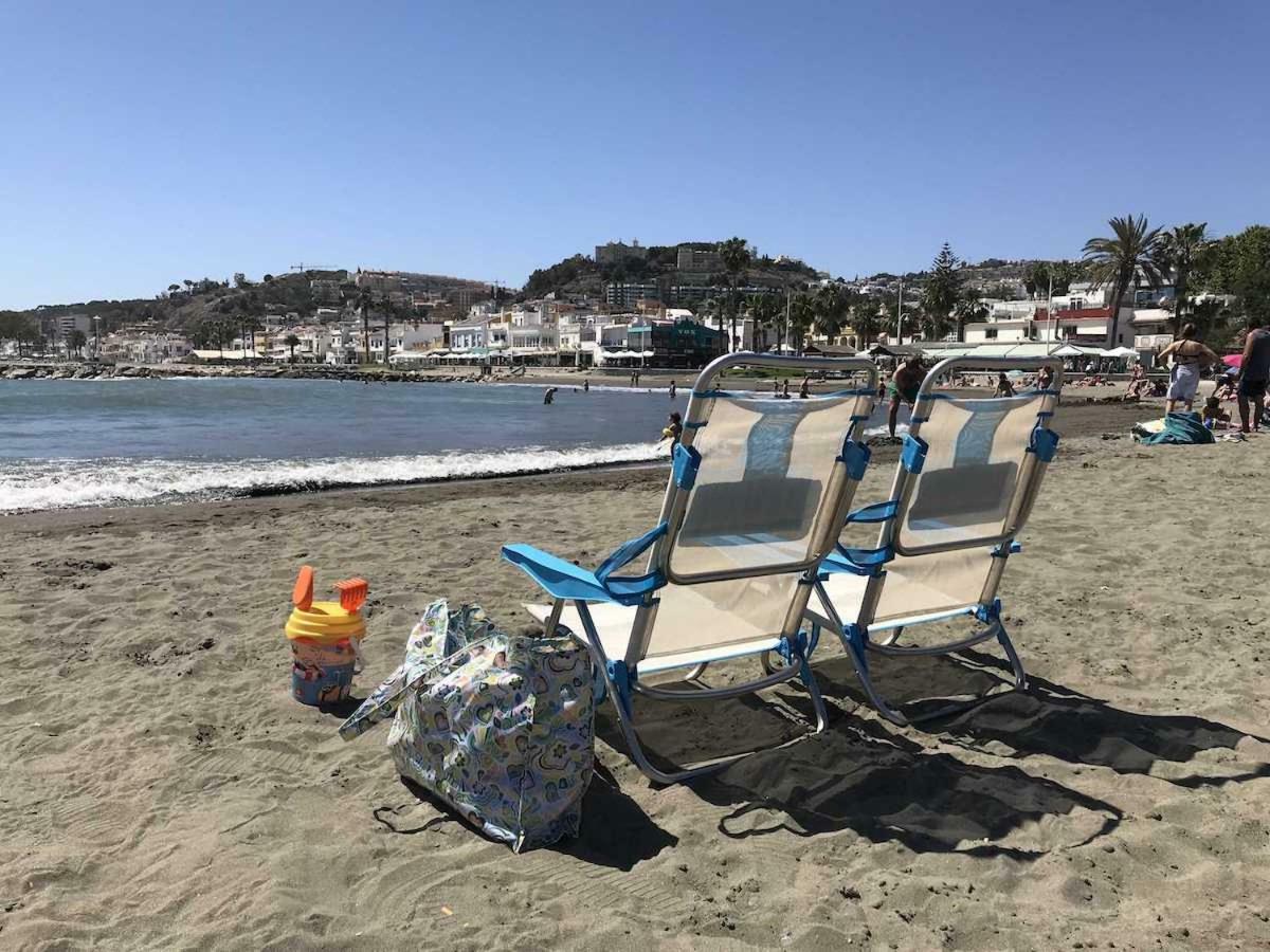 Malaga Beach House, 2 City Bikes, 2 Children'S Bikes, Wifi, Big Terrace, Bbq, Family, Childfriendly Eksteriør billede